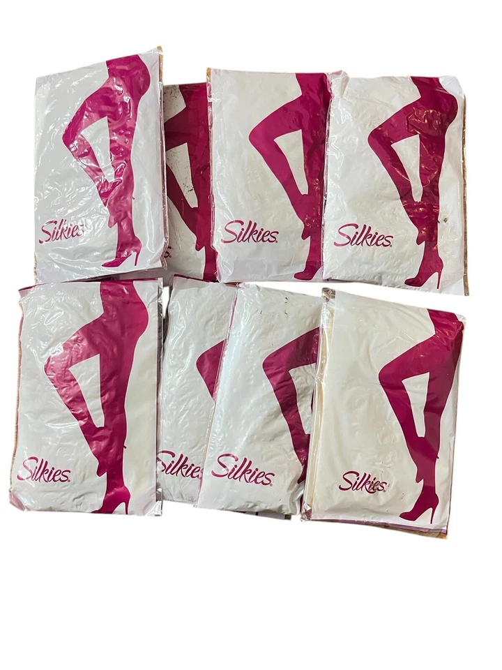 Pantimedias Silkies 8 Pares Ultra Control Soporte Superior Pierna Grande Desnudo 100301 Nuevas Foto 1 de 4