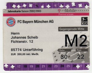 Bayern Dauerkarte Online Kaufen Ebay