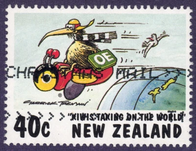 1997 New Zealand SC# 1472 - Cartoonists - Used — 第 1/2 张图片