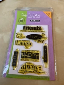 Hero Arts Poly Clear Stamp Set - Live Life - Bild 1 von 1