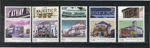 SINGAPORE 2009 CINEMA THEATRES OF YESTERYEAR COMP. SET OF 5 STAMPS IN MINT MNH - Picture 1 of 3