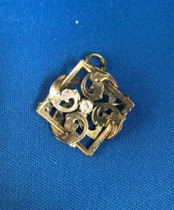 Victorian Gold Filled Pin 0.15 diamond 5 grams #325 - Picture 1 of 2