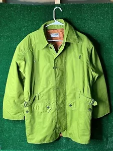 Chaqueta Cerruti 1881 Verde Diseñador Cremallera Mangas Cortas Talla 10 - Imagen 1 de 6