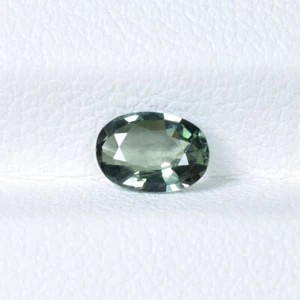 0,54 ct MEJOR GRADO AZUL CLARO VERDE/ZAFIRO NATURAL - ¡Video de gemas ovaladas!! - Imagen 1 de 2