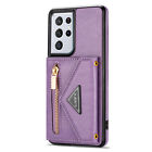 Leather Wallet Card Stand Phone Case Cover For Samsung Galaxy S20 S21 Plus Ultra