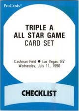 B3141- 1990 ProCards Minor League BB Cards Group10 -You Pick- 10+ FREE US SHIP