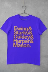 Ewing, Starks Anthony, Mason, Charles Oakley, Harper, 1990s Knicks & Shirt - Picture 1 of 1