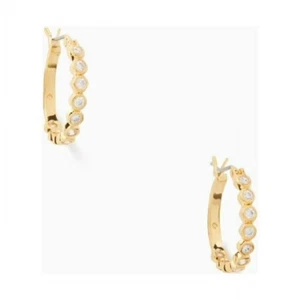 Kate Spade New York Full Circle Huggies Earrings Gold – NEW - Picture 1 of 4