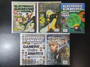 Lot of 5 Electronic Gaming Monthly EGM Magazines - Issues #s 107 109 114 117 118 - Picture 1 of 12