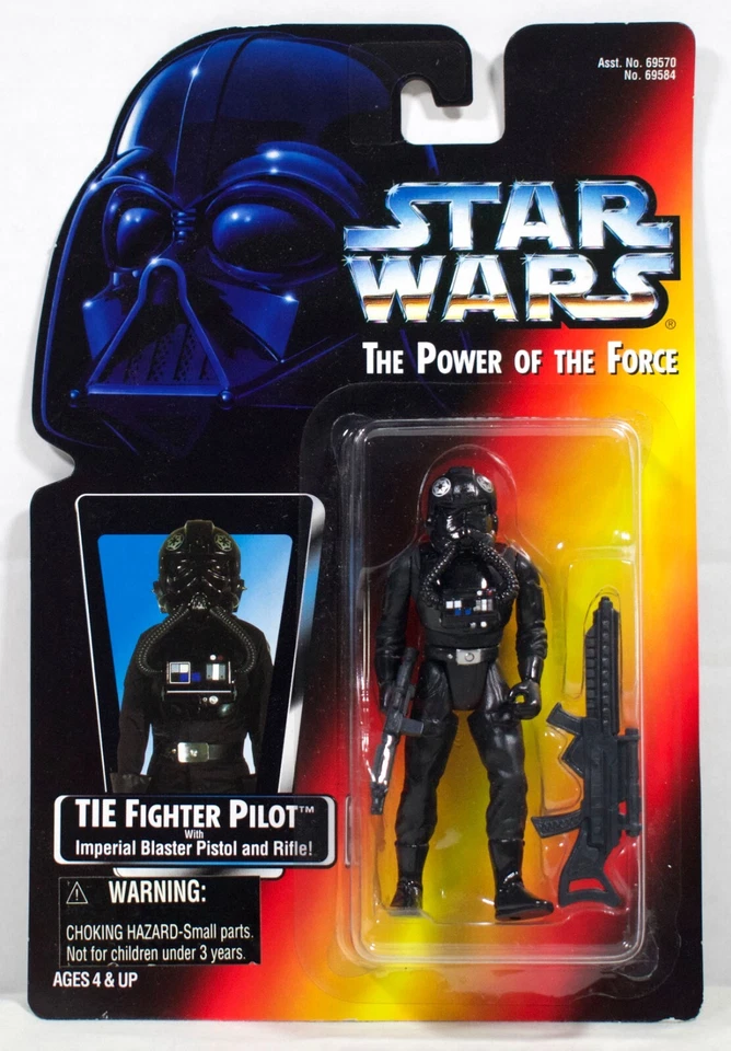 Star Wars Power of The Force Tie Fighter Pilot Action Figure Kenner 69584 1995