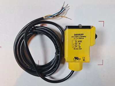 Banner Q45VR3FP-19424 Fiber Optic Amplifier OPEN BOX FREE USPS PRIORITY SHIPPING - Image 1 of 4