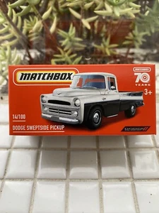 Matchbox ~ RECOGIDA DE BARRIDO DODGE en BLANCO Y NEGRO MBX 14/100 - Imagen 1 de 2