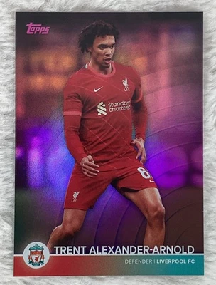 2021-22 Topps Liverpool Team Set TRENT ALEXANDER-ARNOLD /75 Pink Foil # 2 - Image 1 of 3