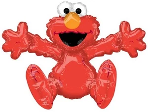 XL 26" sitzender Elmo luftgefüllter Mylar Ballon Sesam Straße Party Dekoration - Bild 1 von 1