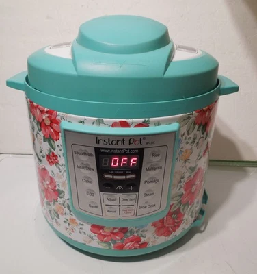 Pioneer Woman Vintage Floral Instant Pot Pressure & Slow Cooker Nice Condition - Image 1 of 2