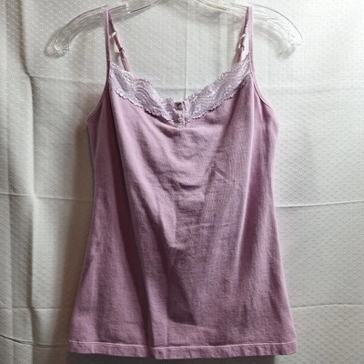 Vtg VICTORIA'S SECRET Angels Y2K Babydoll Cami Tank Top Sz L Lavendar 90s Fairy - Image 1 of 4