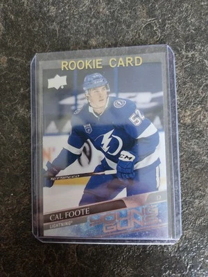 2020-21 Upper Deck Series 2 Young Guns Cal Foote YG RC Card# 476 - Image 1 of 2