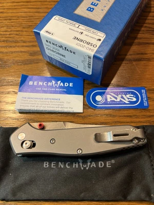 Benchmade Osborne 940-2001 Titanium Limited Edition Numbered 705! - Image 1 of 4