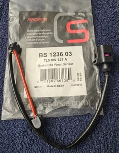 BS123603 Sadeca  Disc Brake Pad Wear Sensor Front BS123603 - Bild 1 von 7