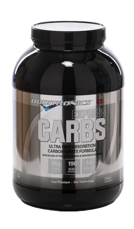 Boditronics Express Carbs, Carbohydrate Supplement Powder