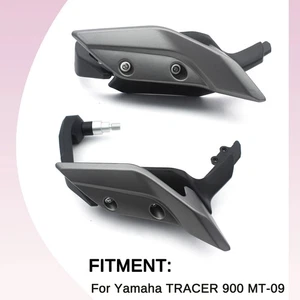 Gray Handguard Shield Hand Guard Protector For Yamaha FJ-09 MT-09 TRACER 900/GT - Picture 1 of 10