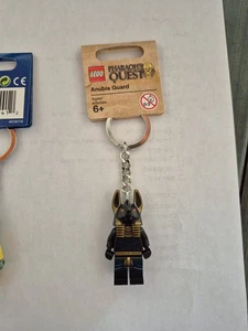 Lego Anubis Guardia Minifigura Llavero Búsqueda del Faraón Pirámide Escorpión Egipto Nuevo - Imagen 1 de 2
