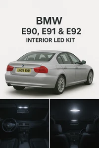 BMW E90 3 Series FULL 16 LED Light UPGRADE ERROR FREE WHITE Interior KIT - Picture 1 of 6