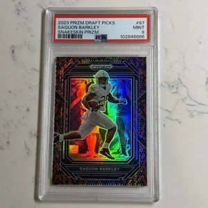 Saquon Barkley 2023 Prizm Draft SSP Snakeskin PSA 9 Venom Case Hit - Picture 1 of 2
