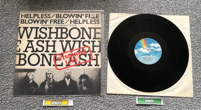 WISHBONE ASH - Helpless Blowin' Free 1980 UK 12" Vinyl Original - VG/Near Mint - Изображение 1 из 4