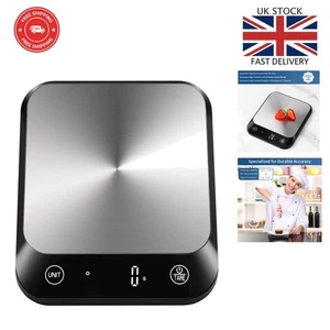 Precision Digital Food Scale 10kg with Backlit LED Display - Perfect for Cooking - Picture 1 of 10