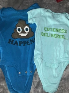 Two 6M Bodysuits - Picture 1 of 2