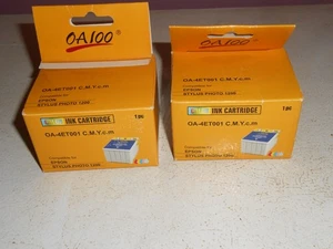 2 Epson Stylus Photo 1200 ink cartridges! NEW  Exp: 10/2005 - Picture 1 of 2