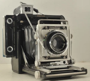 Graflex Century Graphic 2x3 Kamera mit Xenar 105mm 4.5 Objektiv & RH/10 Filmhalter - Bild 1 von 16