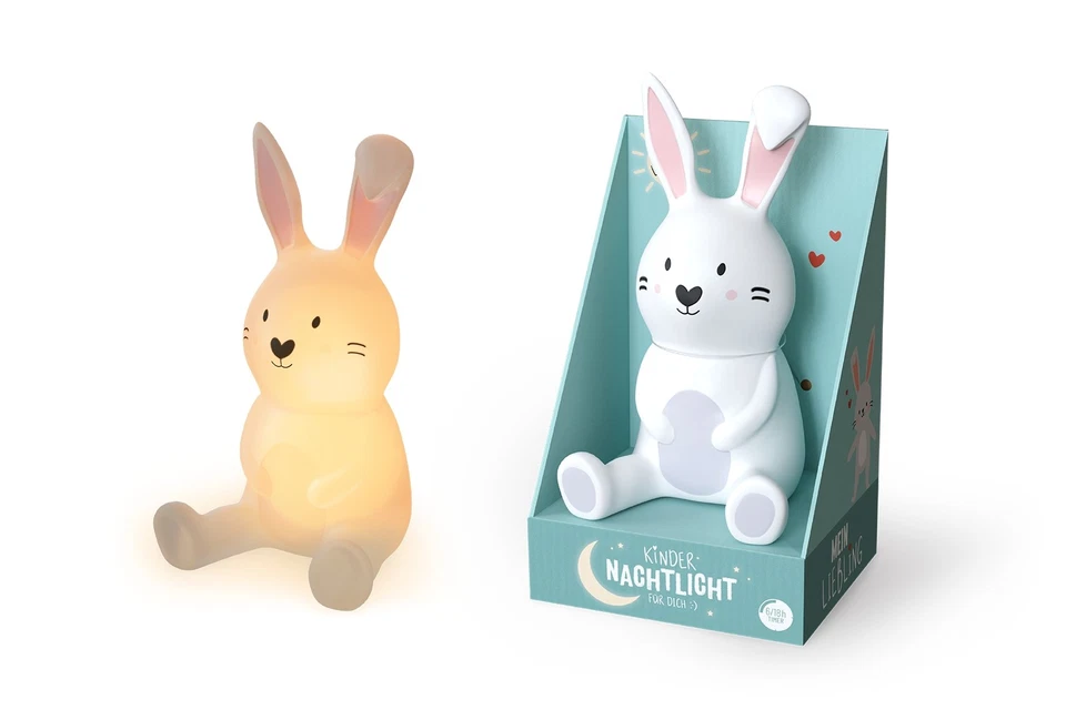 LED Nachtlicht Kinder Lampe Notlicht Kinderzimmer Geschenk la vida Hase 6263821 - Bild 1 von 1