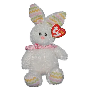 Ty Beanie Baby hippity 40822 - MWMT (Bummy White 2010) Easter - Picture 1 of 1