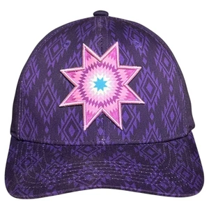 Damenhut Sunburst Stern Druckknopflasche geometrisch aztekisch Western Tribal bestickt - Bild 1 von 9