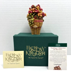 HARMONY KINGDOM LONGABERGER Exclusive Snapdragon Basket Figur in Box - Bild 1 von 9