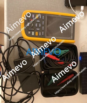 Fluke 123B Industrial ScopeMeter Dual-Input 20MHz HandHeld Oscilloscope - Image 1 of 4