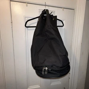 Auth Rare Christian Dior Parfums Bucket Bag Drawstring Sz XL Sport Travel Barrel - Picture 1 of 6