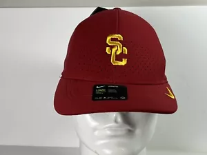 USC Trojans Nike Team M/L Strapback Red Yellow Hat Cap Hat Dri Fit Legacy91 New - Picture 1 of 8