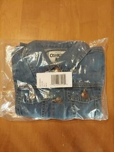 Oshkosh B'Gosh Size 7 Children's Denim Jean Jacket BRAND NEW IN PACKAGE - Picture 1 of 4