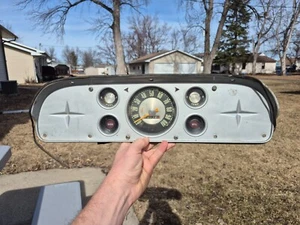 Vintage 1950s 1960s Ford C600 Truck Speedometer Instrument Cluster - Used - Bild 1 von 10