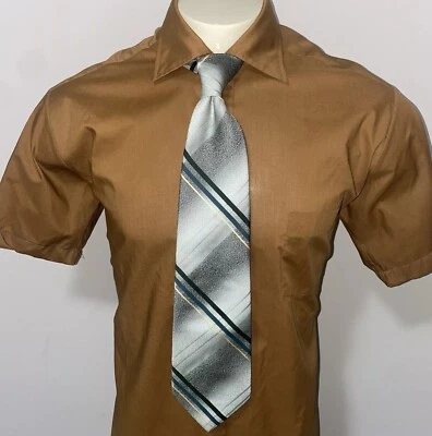 Винтажный 60-х 70-х Don Loper галстук Беверли-Хиллз галстук мужской широкий диско полиэстер зеленый - Изображение 1 из 4