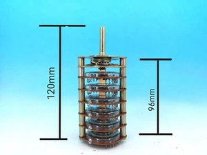 1 X 8 POLE 6 Throw POSITION 8P6T RFT Germany Rotary Switch Silver Contact NEW - Picture 1 of 2