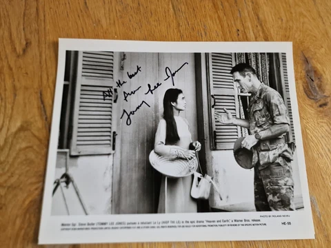 Tommy Lee Jones hand signed photo autograph 8x10 picture Cover