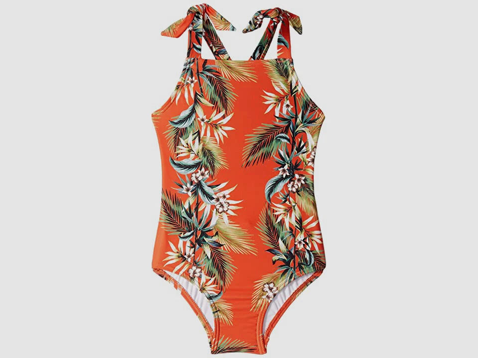 Traje de baño de una pieza Seafolly para niños y niñas Orange Alley talla 6 $62 Foto 1 de 1