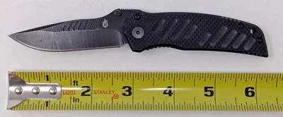 Gerber Mini Swagger Folding Knife Pocketknife Black - Image 1 of 4