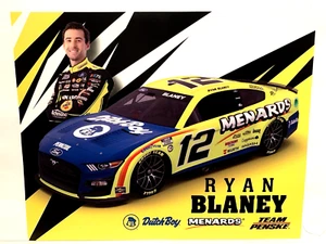 2023 RYAN BLANEY TEAM PENSKE DUTCH BOY #12 NASCAR CUP SERIES POSTCARD - Picture 1 of 2