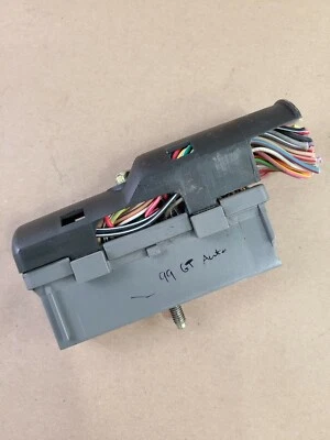 1999 2000 Ford Mustang GT V8 4.6L AT ECU Engine Control Unit Harness Pigtail - Image 1 of 4