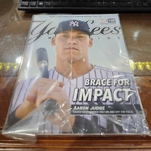 NY YANKEES AARON JUDGE PROGRAM APRIL 2019 MLB BASEBALL MAGAZINE - Bild 1 von 4